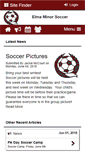 Mobile Screenshot of elmaminorsoccer.ca